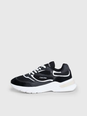 black/white trainers for women calvin klein