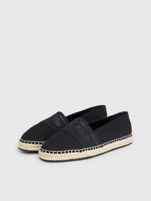 black canvas espadrilles for women calvin klein