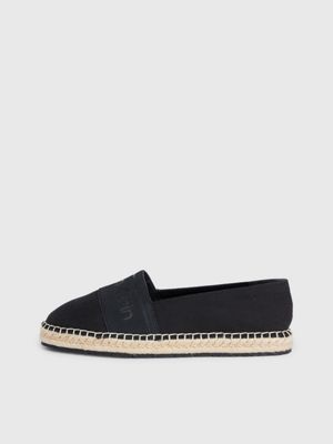 black canvas espadrilles for women calvin klein