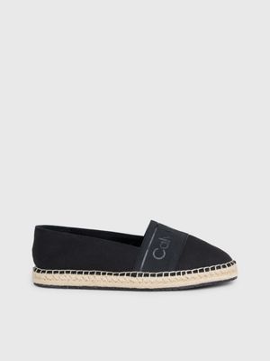 black canvas espadrilles for women calvin klein