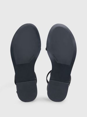 Calvin klein best sale leather sandals