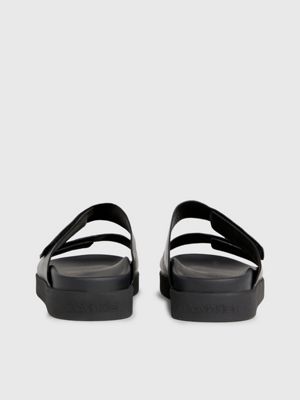 Calvin klein shop men's leather sandals