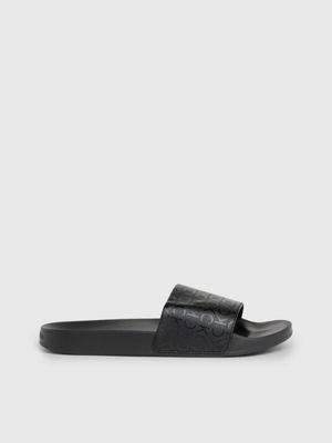 Calvin klein 2025 sliders grey