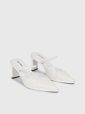 Leather Mule Pumps Calvin Klein HW0HW01991YBR