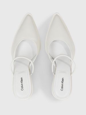 Leather Mule Pumps Calvin Klein HW0HW01991YBR