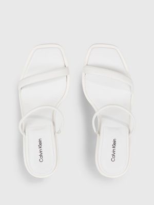 Leather Stiletto Sandals Calvin Klein® Hw0hw01992ybr 