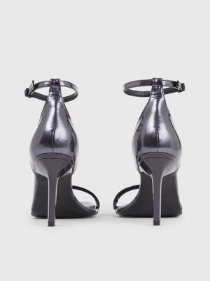 Calvin klein best sale black strappy heels