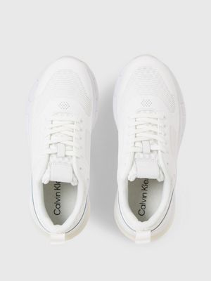 Calvin klein store white trainers