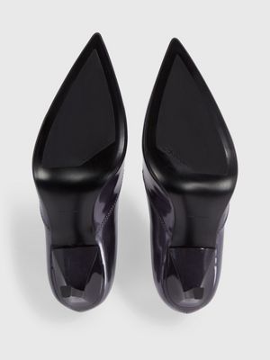 Calvin klein black hot sale and white heels