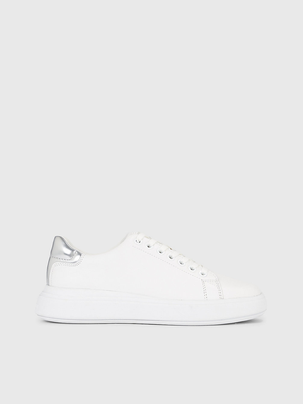 WHITE/SILVER > Leder-Sneakers > undefined Damen - Calvin Klein