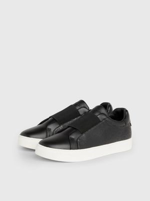 Calvin Klein Jeans UNISEX - Scarpe senza lacci - white/black/bianco 