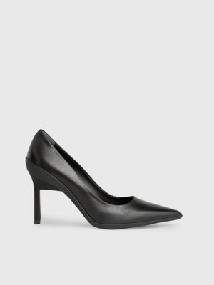 Leather Slingback Pumps Calvin Klein HW0HW02126BEH