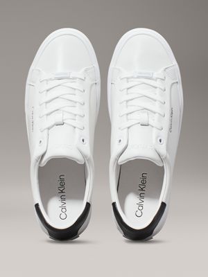 Calvin klein leren outlet sneakers