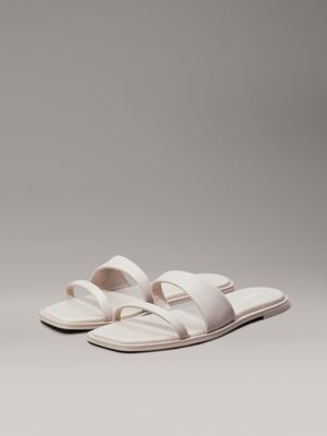 sand pebble leather sandals for women calvin klein