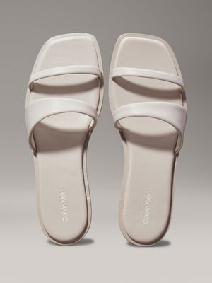 sand pebble leather sandals for women calvin klein