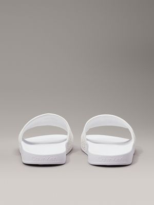 bright white logo sliders for women calvin klein