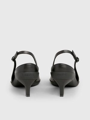 Calvin Klein Escarpins Brady pour femme, Noir verni. : : Mode