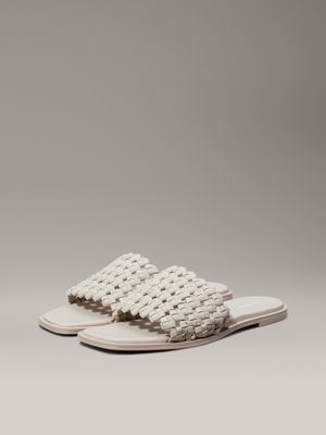 sand pebble woven sandals for women calvin klein