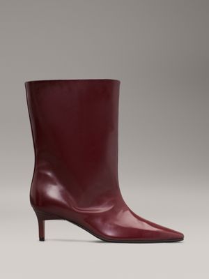 Calvin klein heeled boots hotsell