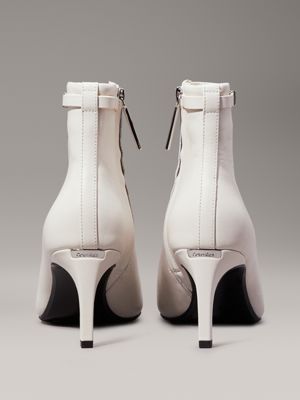 Calvin klein white booties best sale