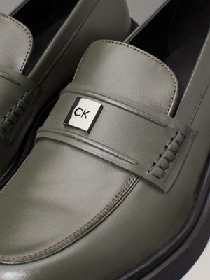 Calvin klein grey loafers online