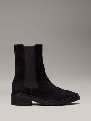 Suede calvin klein boots on sale