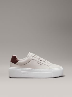 Leather Platform Trainers Calvin Klein HW0HW022020HN