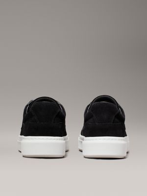 ck black suede trainers for women calvin klein