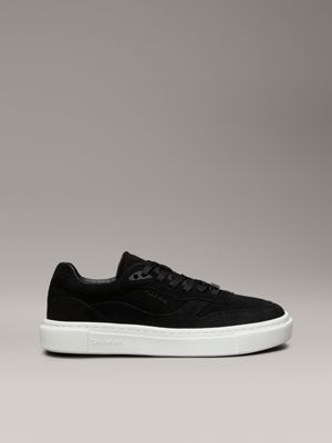 black suede trainers for women calvin klein