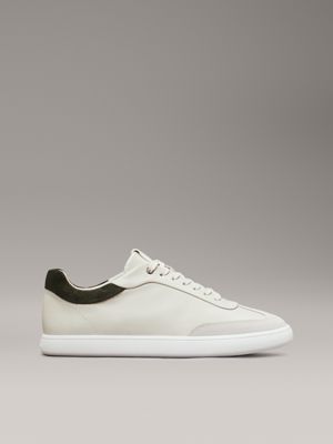 brown leather trainers for women calvin klein