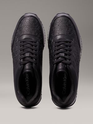 ck black logo trainers for women calvin klein