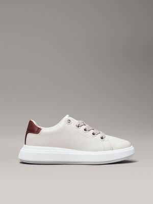 brown leather trainers for women calvin klein