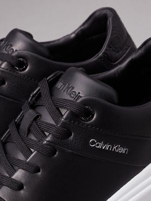 ck black logo trainers for women calvin klein