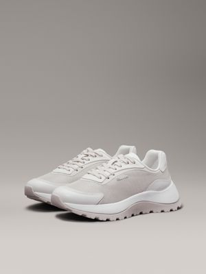 off white/gray morn trainers for women calvin klein