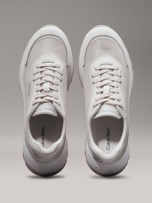 off white/gray morn trainers for women calvin klein