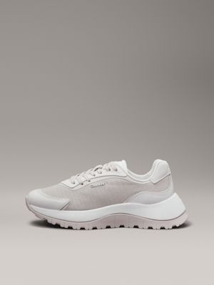 off white/gray morn trainers for women calvin klein