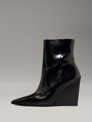 Ankle patent leather boots online