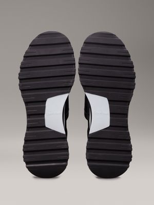 sneaker slip-on black/plein air da donne calvin klein