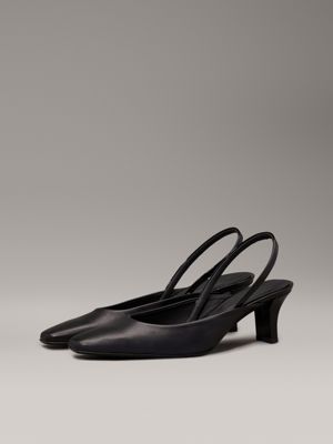 ck black slingback pumps for women calvin klein