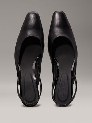 ck black slingback pumps for women calvin klein