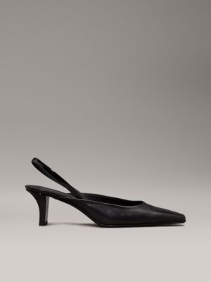 black slingback pumps for women calvin klein