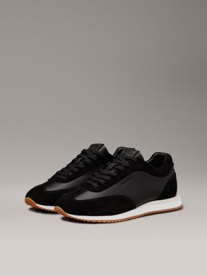 baskets basses black pour femmes calvin klein