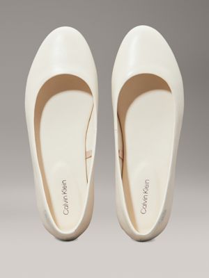 turtledove leather ballerinas for women calvin klein