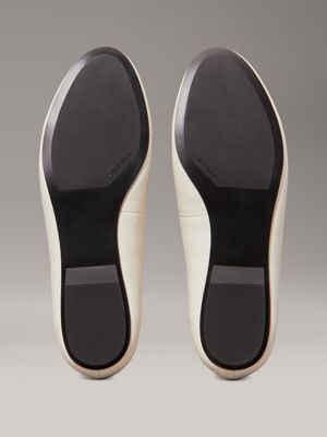 turtledove leather ballerinas for women calvin klein