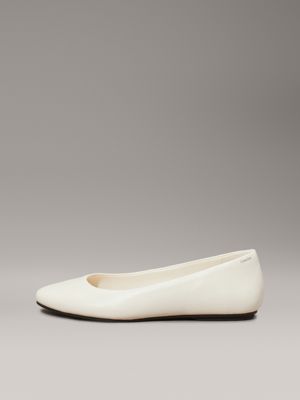 turtledove leather ballerinas for women calvin klein