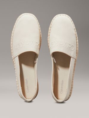 turtledove canvas espadrilles for women calvin klein