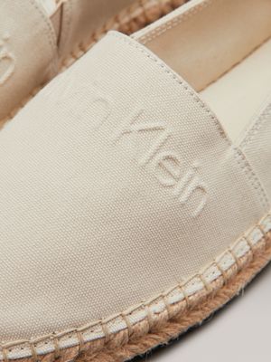 turtledove canvas espadrilles for women calvin klein