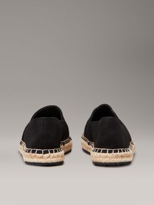 ck black canvas espadrilles for women calvin klein