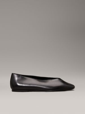 Calvin klein patent leather flats online