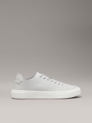 grey leather trainers for women calvin klein